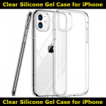 Clear Silicone Gel Case for iPhone 7/8/7 Plus/8 Plus Slim Fit Look